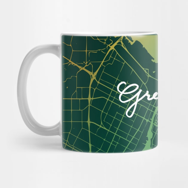 Green Bay Map by polliadesign